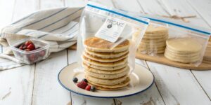 Storing Pancakes for Freezing & Reheating